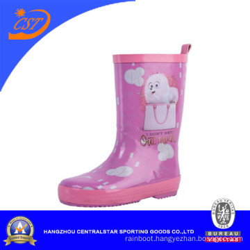 Pink Rubber Rian Boots for Kids 68057